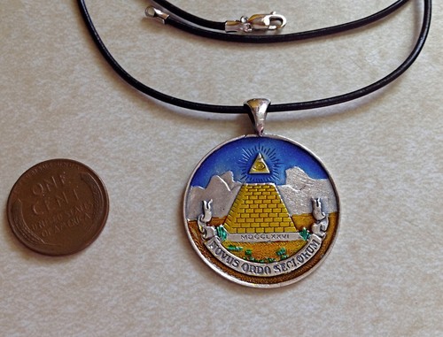 necklace illuminati coin medallion | eBay