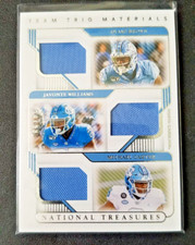 Brown Williams Carter 2021 Panini National Treasures Jersey 54/99 Carolina B1