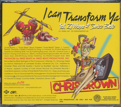 ⭐︎レア盤⭐︎ Chris Brown / I Can Transform Ya Chris Brown w/Lil Wayne & Swizz Beatz - I Can Transform Ya RARE