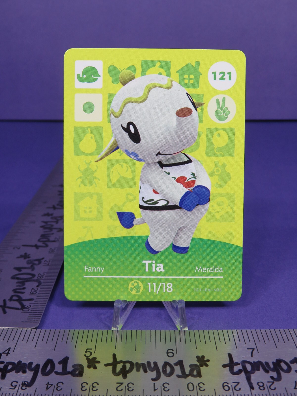 Authentic US Pack Fresh Animal Crossing Series 2 Amiibo Card eSE TIA 121