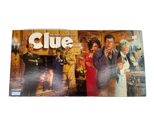 VINTAGE Clue 1996 Edition Classic Board Game Long Box Parker Brothers Complete