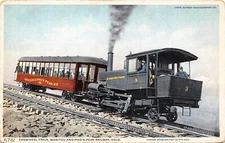 # K307    MANITOU,  CO.     POSTCARD,   PIKE'S PEAK RAILWAY