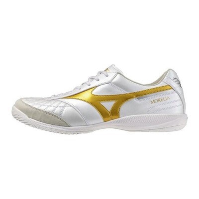 MIZUNO Morelia SALA JAPAN IN Q1GA2602 50 Super White Pearl Gold Breite 2E Futsal