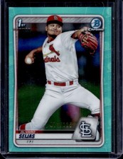 2020 Bowman Alvaro Seijas Chrome Prospects Aqua Refractor #/125 Cardinals