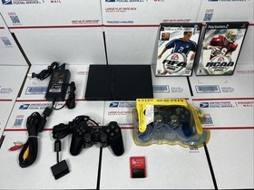 Sony PlayStation 2 Slim PS2 Console Bundle W / GAMES  - SAME DAY SHIP - WARRANTY