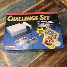 Nintendo NES Console Challenge Set Very Nice!! 100% Complete