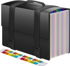 25 Pockets Accordion File Organizer with Hand...