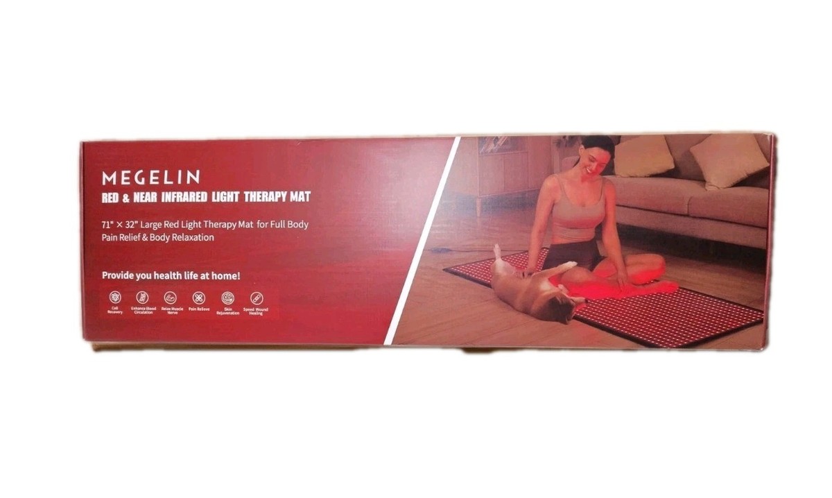 MEGELIN Red Infrared Light Therapy Mat for Whole Body 71inch