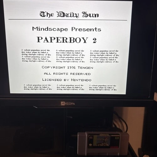 Paperboy 2 (Super Nintendo SNES, 1991)