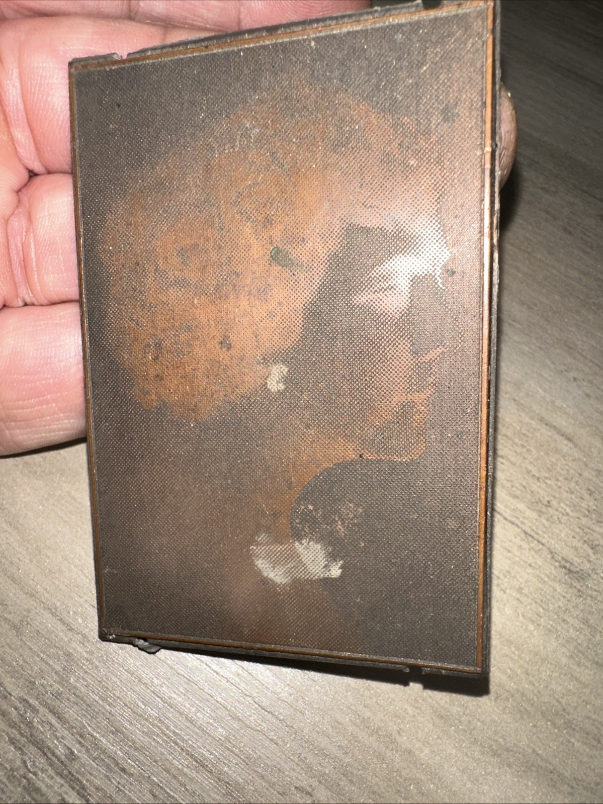 Printing Plate “ Side Profile Beautiful Woman “ 1930’s Era? Needs Wood Block