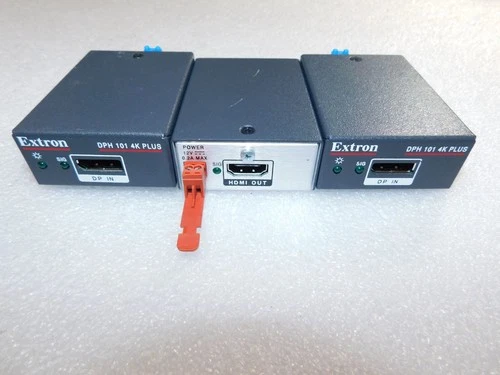 LOT OF 3 EXTRON DPH 101 4K PLUS DISPLAYPORT DP TO HDMI CONVERTER
