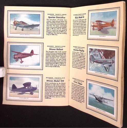 WWII Brown & Williamson Tobacco Series A Album Of Modern American Airplanes - Picture 4 of 6