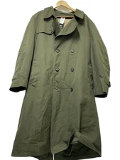 80S/Hart Schaffner Marx/ Steel Collar Coat/46/Polyester/Khaki/With Line