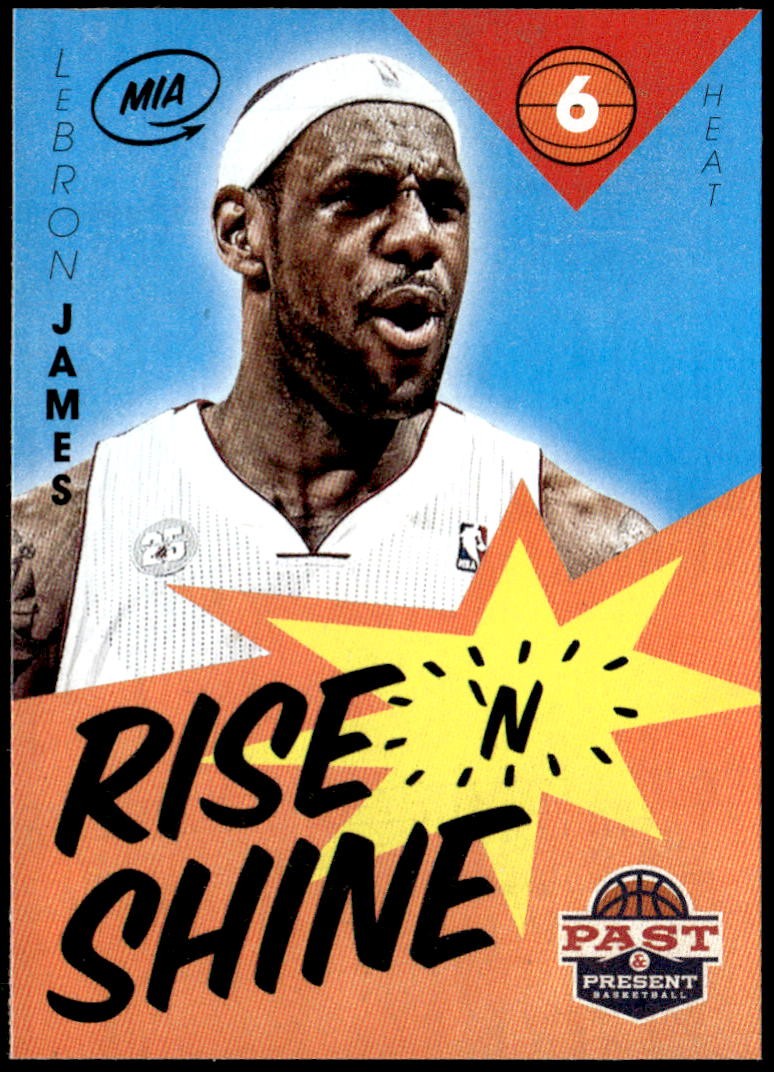 2012-13 Panini Past & Present #63 LeBron James Rise 'n Shine E1