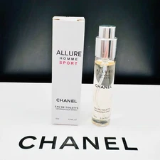 CHANEL ALLURE HOMME SPORT EDT TRAVEL SIZE SPRAY 10ML/0.34OZ - 100% AUTHENTIC