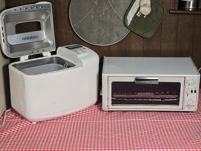 VTG Toastmaster Toaster Oven 342 & Bread Machine 1142 Appliance Lot Tested