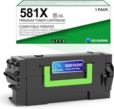 58D1X00 Toner Cartridge Lexmark MS725dvn 35K Pages