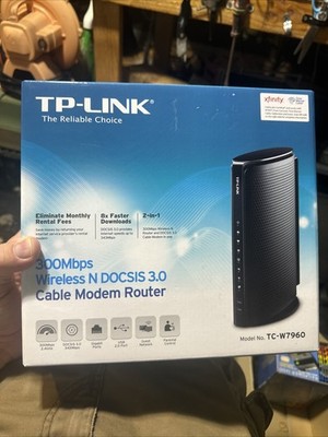 TP-Link TC-W7960 300Mbps Wireless N DOCSIS 3.0 Cable Modem Router