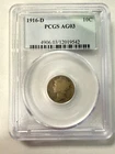 1916 10C MERCURY DIME AG03 US COIN PCGS #12019542