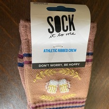 Beer Brewpub Men Women Brewerania Cotton Cushioned Novelty Socks One Size Party