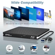 External Blu-ray recorder USB3.0 supports 4K high-speed recording.