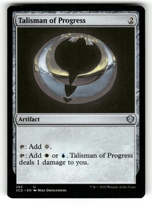 Talisman of Progress NM Starter Commander Decks 283 MTG Regular Uncommon