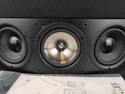 KEF iQ60c SP3644 Center Channel Speaker Black Ash | eBay