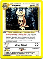 Noctowl 42/111 Uncommon Neo Genesis Pokemon 1st Edition Near Mint on eBay