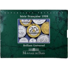 [#1277100] France, Coffret 1 c. à 20 frs., 1998, MDP, BU, MS