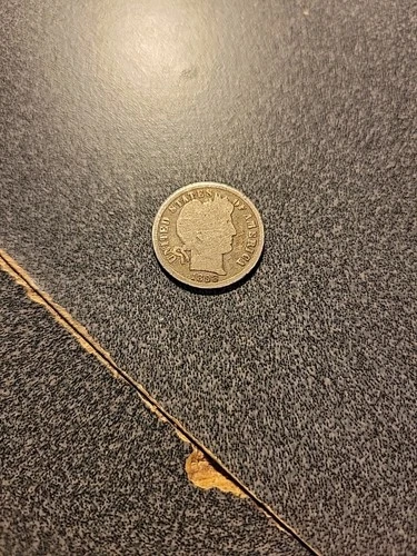 1898 Barber Silver Dime 10C - Philadelphia Mint