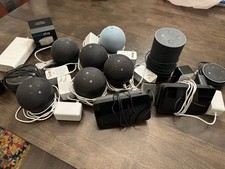 Amazon Echo - 6 Dots, 2 Shows, 3 other speakers, 5 smart plugs whole home setup