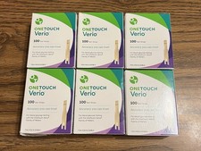 One Touch Verio Blood Glucose Test Strips 100 Count New in Box Exp. 9/30/25