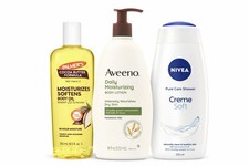 Aveeno Nivea Palmers Body Care Moisturizing Routine Set 3PCS