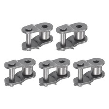 5Pcs #50 Chain Offset Half Link Roller 5/8" Pitch Carbon Steel for 10A Chain