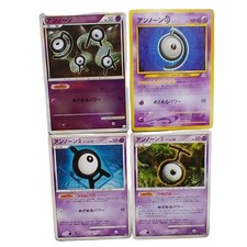Pokémon Card Unown Legend Dark Mirror 4-card set used