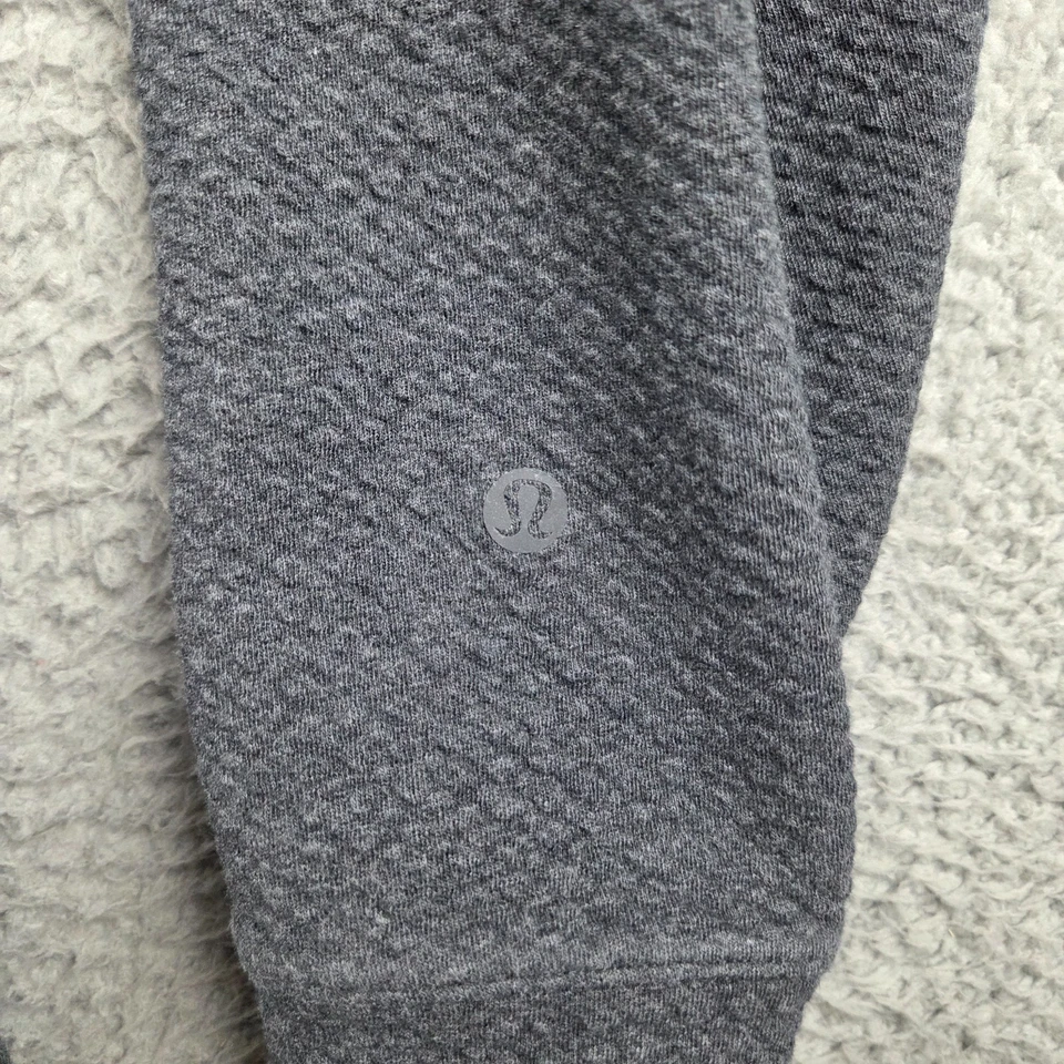 NASCAR Chicago Street Race Lululemon Texturizado Doble Tejido Sudadera Para Hombres L Gris Foto 3 de 4