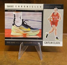 2025 Panini Chronicled WNBA CAITLIN CLARK #72 SHOE GAME Kobe Yellow Shoe Fever