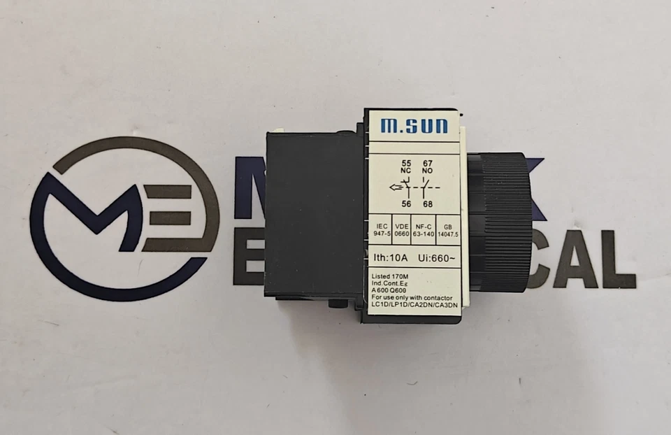 M.SUN LA2DT4 ADD ON CONTACTOR TIMING 10-180S LIVRAISON RAPIDE GRATUITE - Photo 4/4