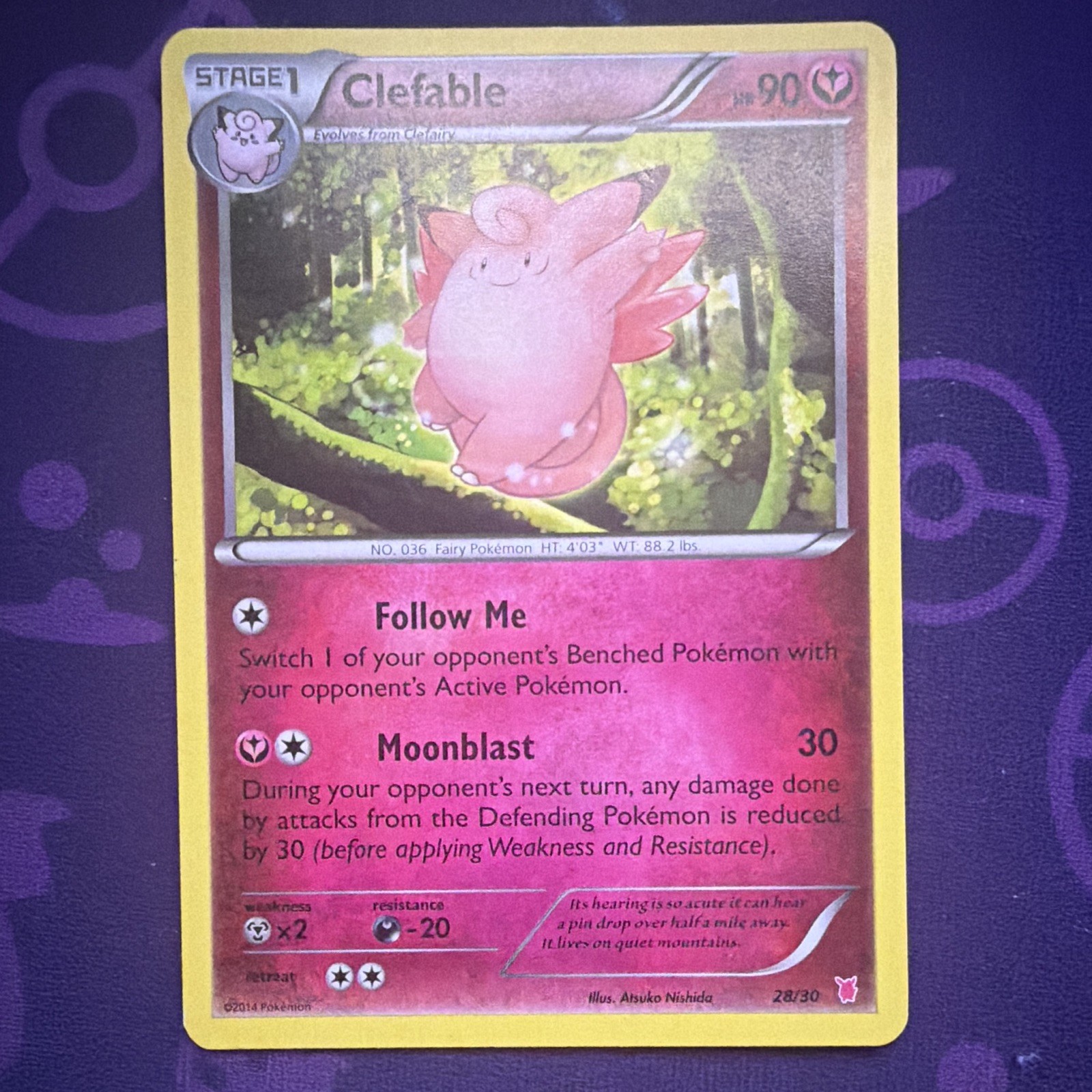 Clefable 28/30 2014