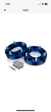 Spidertrax WHS007 Offroad Thick Wheel Spacers 1.25" Blue Bolt Pattern 6 on 5.5