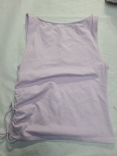 Women's Side-Tie Tank Top Wild Fable Light Violet Size Medium