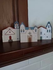 1994 The Cat's Meow California Missions Series 3pc