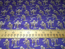 30" Mummies on Purple Halloween Fabric