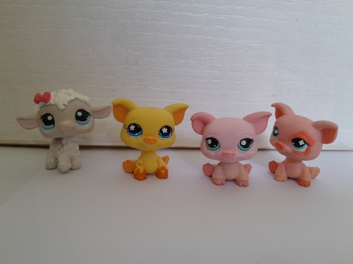 Littlest Pet Shop Figure Bundle Pig/sheep