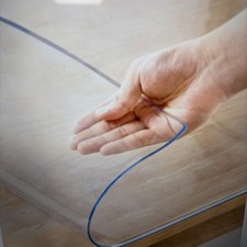 Uimoso PVC Table Protector 36x48 Inch Clear Plastic Desk Protector 1.5mm Thick