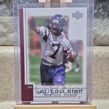 2001 Upper Deck UD Top Tier Doug Flutie #146 San Diego Chargers Football