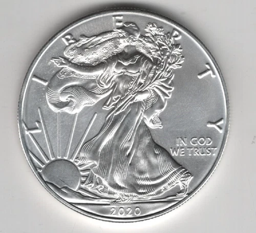2020 WALKING LIBERTY AMERICAN EAGLE .999 FINE SILVER DOLLAR COIN 1oz. $1 USA