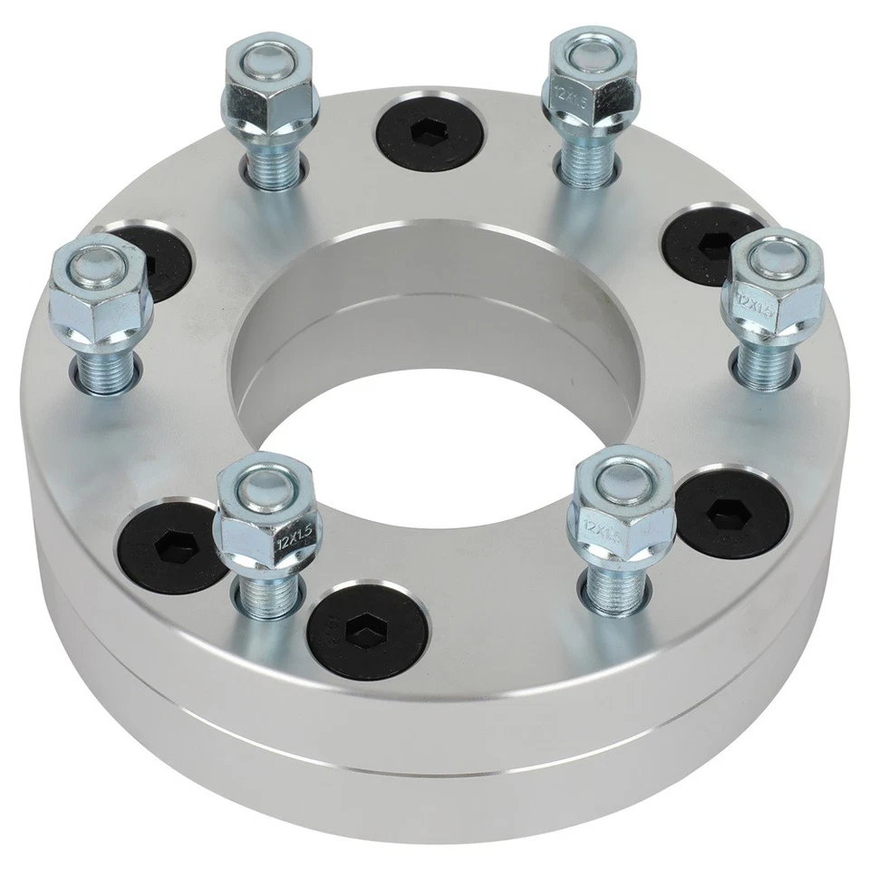 4Pcs 2" 5x135 to 6x5.5 Wheel Spacers 12x1.5 For 1997-2002 Ford Expedition F-150 Foto 3 de 4
