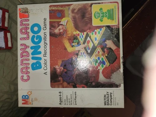 Vintage 1978 Milton Bradley Candy Land Bingo Board Game Ages 4-8 Complete