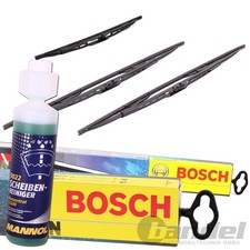 BOSCH TWIN VORNE+HECKWISCHER H341+REINIGER passend für HYUNDAI GETZ TB